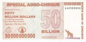 50 Billion Dollars Zimbabwe p.63 2008